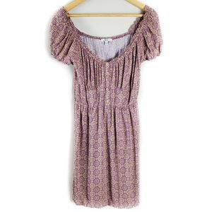 AUW Boho Off Shoulder Floral Dress Size Large